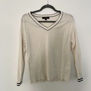 Banana Republic | White Silk Cotton Sweater XS